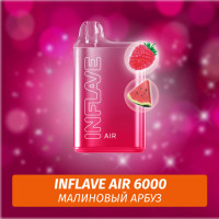 Inflave Air - Малиновый Арбуз 6000 (Одноразовая электронная сигарета)
