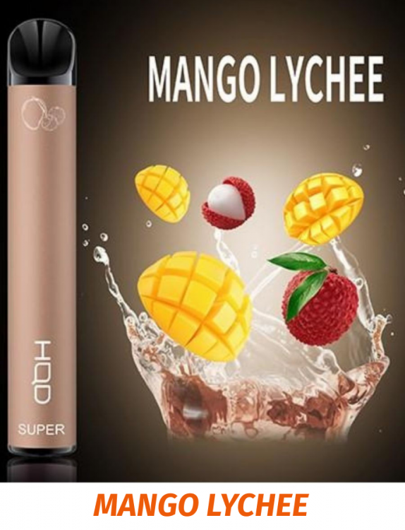 Одноразовая электронная сигарета HQD Super Mango - Lychee / Манго-личи 600