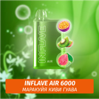 Inflave Air - Маракуйя Киви Гуава 6000 (Одноразовая электронная сигарета)