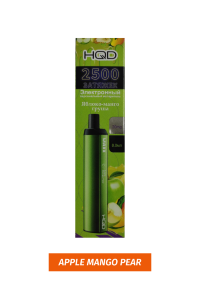 Одноразовая электронная сигарета HQD MAXX Apple Mango Pear / Яблоко-манго-груша 2500
