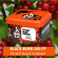 Табак Black Burn 200 гр It's Not Black Currant (Красная Смородина)