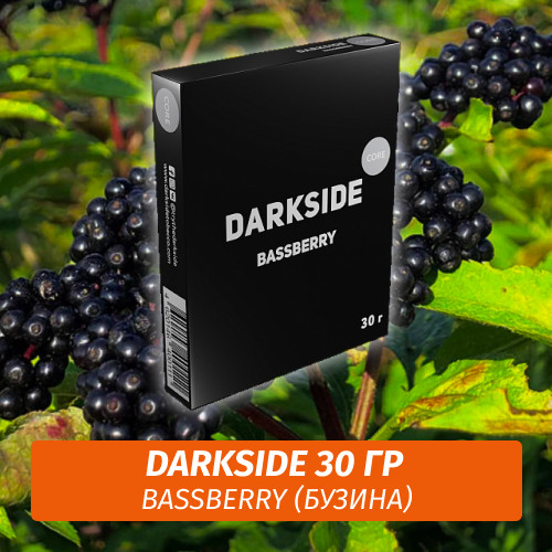 Табак Darkside 30 гр - Bassberry (Бузина) Medium