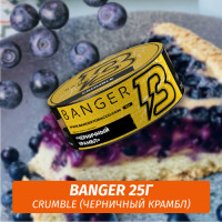 Табак Banger ft Timoti 25 гр Crumble (Черничный Крамбл)
