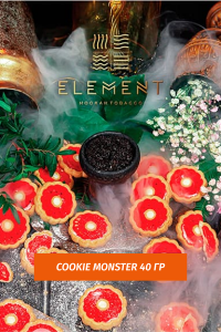 Табак Element Water Элемент вода 40 гр Cookie Monster (Земляничное печенье)