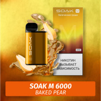 SOAK M - Baked pear 6000 (Одноразовая электронная сигарета)