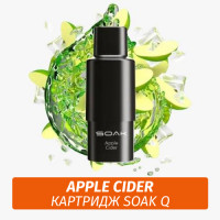 SOAK Q картридж - Apple cider 1шт 1500 (Одноразовая электронная сигарета)