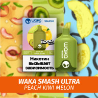 Waka Smash Ultra - Peach Kiwi Melon 6000 (Одноразовая электронная сигарета)