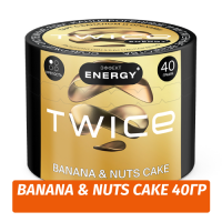 Табак Twice 40 гр - Тарт с бананом и орехами