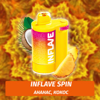 Inflave Spin - Ананас, Кокос 8000 (Одноразовая электронная сигарета)