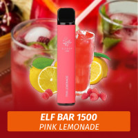 Одноразовая электронная сигарета Elf Bar - Розовый Лимонад 1500