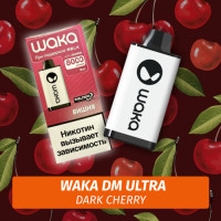 Waka DM Ultra - Dark Cherry 8000 (Одноразовая электронная сигарета)
