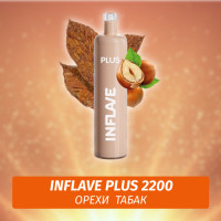 Inflave Plus - Орехи и Табак 2200 (Одноразовая электронная сигарета)