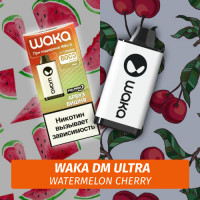 Waka DM Ultra - Watermelon Cherry 8000 (Одноразовая электронная сигарета)