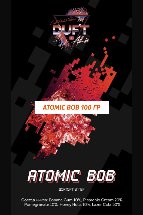 Табак DUFT Дафт 100 гр All-In Atomic Bob (Прохладительный напиток)