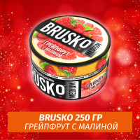 Brusko 250 гр Грейпфрут с Малиной (Бестабачная смесь)