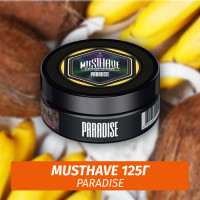 Табак Must Have 125 гр - Paradise (Банан, Кокос, Карамель)