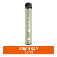 SOAK X - Birch Sap 1500 (Одноразовая электронная сигарета)
