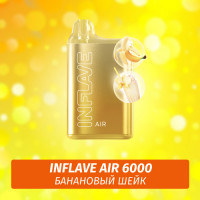 Inflave Air - Банановый Шейк 6000 (Одноразовая электронная сигарета)