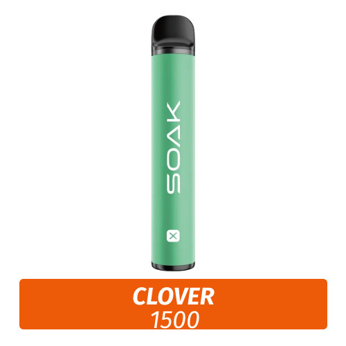 SOAK X - Clover 1500 (Одноразовая электронная сигарета)