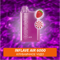 Inflave Air - Клубничное Чудо 6000 (Одноразовая электронная сигарета)