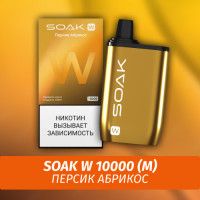 SOAK W - Peach Apricot/ Персик Абрикос 10000 (Одноразовая электронная сигарета) (М)