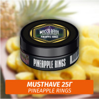 Табак Must Have 25 гр - Pineapple rings (Ананасовые Кольца)