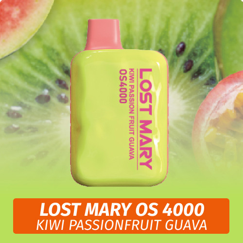 Lost Mary OS - Kiwi Passionfruit Guava 4000 (Одноразовая электронная сигарета)