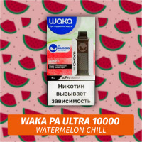 Waka PA Ultra - Watermelon Chill 10000 (Одноразовая электронная сигарета)