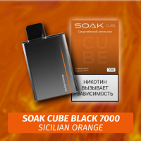 SOAK Cube Black - Sicilian Orange 7000 (Одноразовая электронная сигарета) (М)