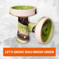 Чаша для кальяна Let's Smoke Solo Brush Green