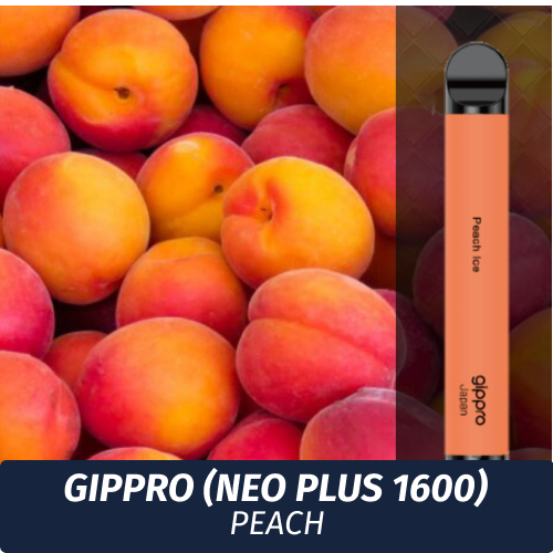 Электронная сигарета Gippro (Neo Plus 1600) - Peach / Персик