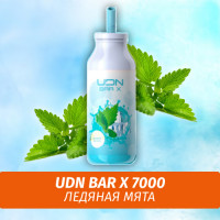 UDN BAR X - Ice Mint 7000 (Одноразовая электронная сигарета)