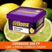 Табак Overdose 200g Lime-Lemon (Лимон-Лайм)