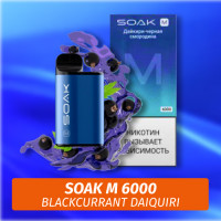 SOAK M - Blackcurrant Daiquiri 6000 (Одноразовая электронная сигарета)