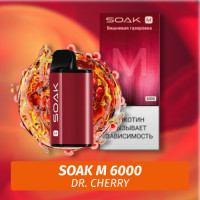 SOAK M - Dr. Cherry 6000 (Одноразовая электронная сигарета)