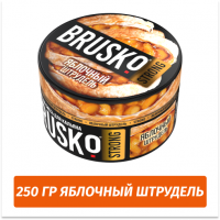 Brusko Strong 250 гр Яблочный Штрудель (Бестабачная смесь)