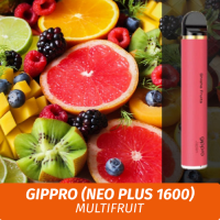 Электронная сигарета Gippro (Neo Plus 1600) - Multifruit / Мультифрукт