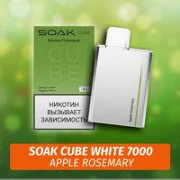 SOAK Cube White - Apple Rosemary 7000 (Одноразовая электронная сигарета) (М)