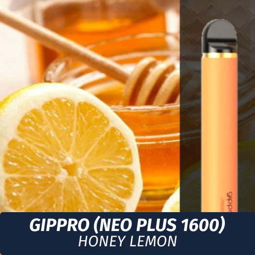 Электронная сигарета Gippro (Neo Plus 1600) - Honey Lemon / Лимон, мёд
