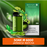 SOAK M - Japanese Matcha 6000 (Одноразовая электронная сигарета)