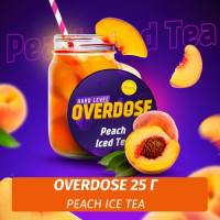 Табак Overdose 25g Peach Iced Tea (Персиковый Чай)