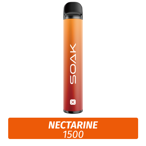 SOAK X - Nectarine 1500 (Одноразовая электронная сигарета)