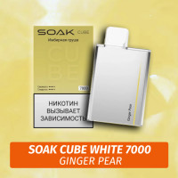 SOAK Cube White - Ginger Pear 7000 (Одноразовая электронная сигарета) (М)