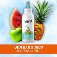 UDN BAR X - Mix Fruit 7000 (Одноразовая электронная сигарета)
