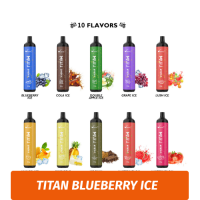 VABAR TITAN - ЧЕРНИКА АЙС (Ледяные ягоды, BLUEBERRY ICE) 5000 (Одноразовая электронная сигарета)