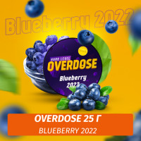 Табак Overdose 25g Blueberry 2022 (Черника Года)