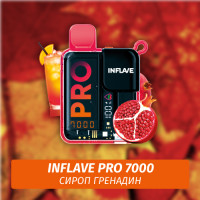 Inflave Pro - Сироп Гренадин 7000 (Одноразовая электронная сигарета)