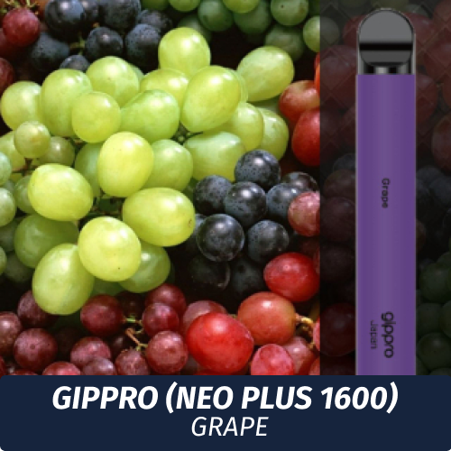 Электронная сигарета Gippro (Neo Plus 1600) - Grape / Виноград