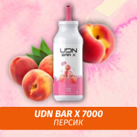 UDN BAR X - Peach 7000 (Одноразовая электронная сигарета)