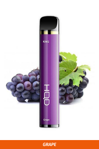 Одноразовая электронная сигарета HQD King Grape / Виноград 2000
